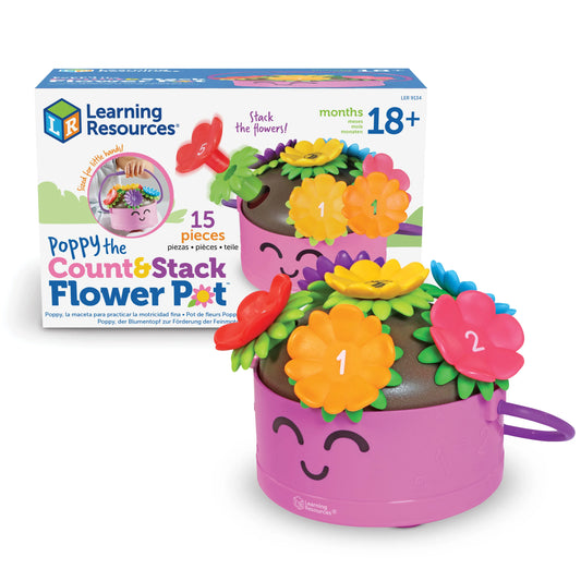 Poppy the Count & Stack Flower Pot™