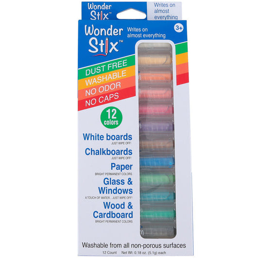 PASTEL COLORS DUSTLESS CHALK CRAYON PQ.12