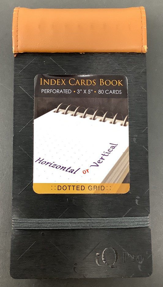 IQ+INDEX CARDS BOOK 3X5-80SH