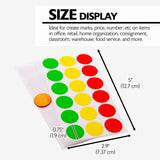 Round Label 3/4" Neonassorted Color PQ.306