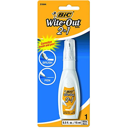 Wite-Out 2-IN-1 Correction Fluid White - JA Riollano