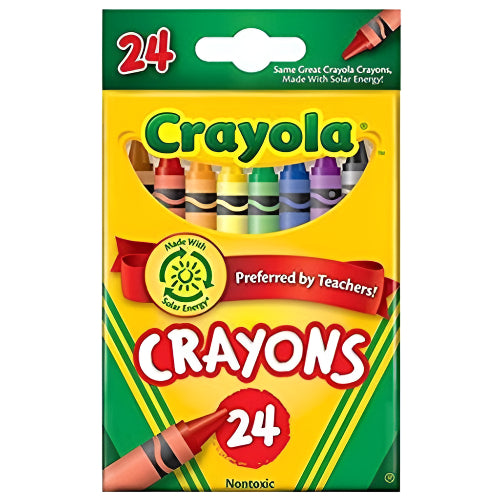 CRAYOLA CRAYONS ASSORTED COLORS PQ.24