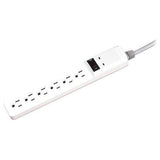 SURGE PROTECTOR 6-OUTLETS 6' CORD