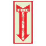 SIGN STICK "FIRE EXTINGUISHER" 4" X 13"
