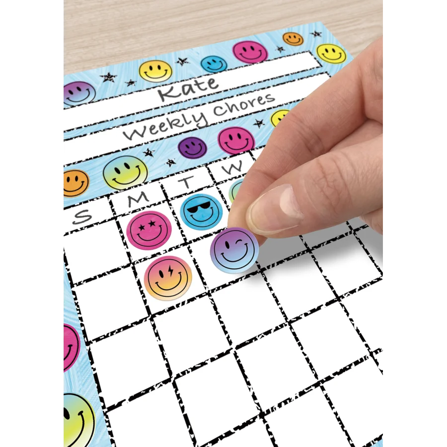 BRIGHTS 4EVER SMILEY FACES MINI STICKERS