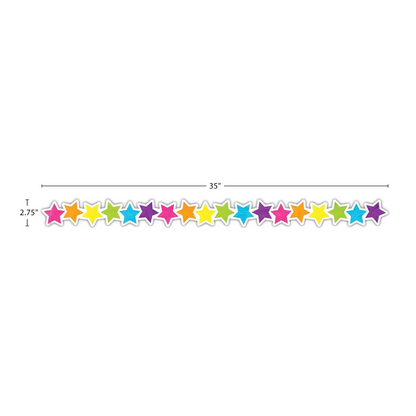 Brights 4Ever Stars Die-Cut Border Trim