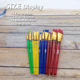 12-pieces Assorted Artist Paint Brush