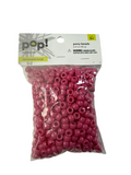 POP! POSSIBILITIES PONY BEADS DARK PINK 9MM