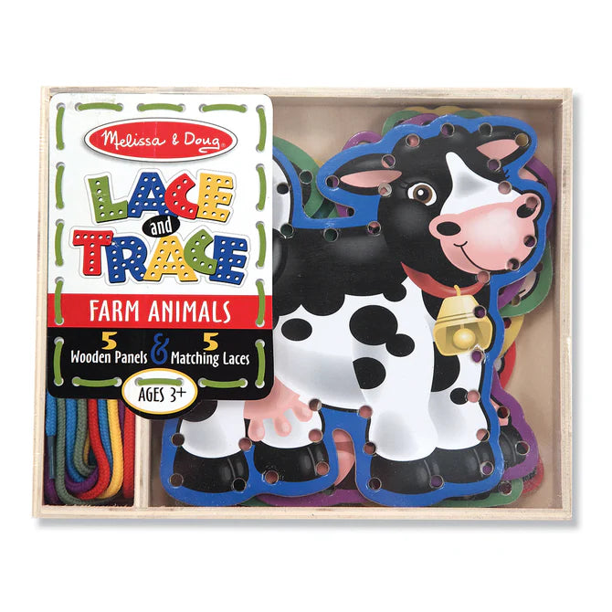 Farm Animals Lace and Trace Panels