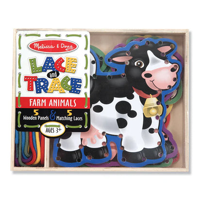 Farm Animals Lace and Trace Panels