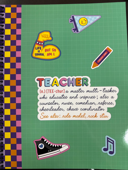 WE STICK TOGETHER TEACHER PLANNER SPIRAL