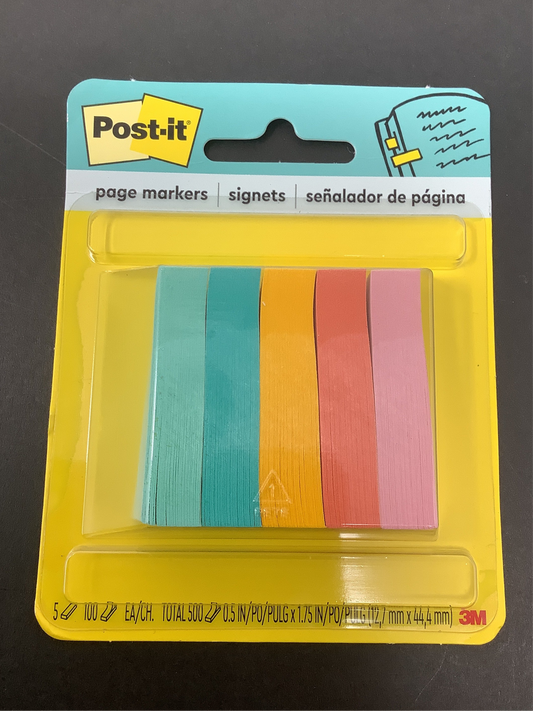 M3 PAGEMARKERS .5X1.75 (PQ.5) #670-5AF2