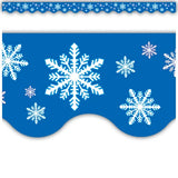 SNOWFLAKES SCALLOPED BORDER TRIM