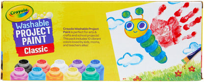 Crayola Washable Kids Paint | 2oz | 10Pk