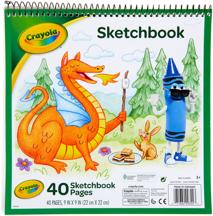 Crayola Sketchbook | 9"X9"