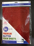 GLITTER FOAM SHEETS PEEL&STICK 3PCS