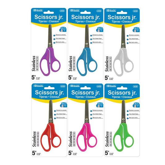 School Scissors 5" Blunt Tip by each