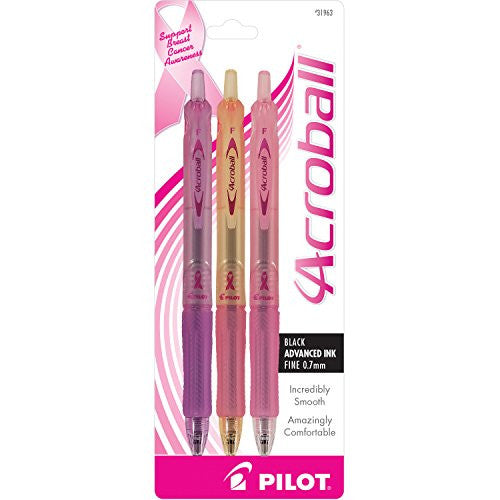 ACROBALL PEN FINE .7 BLACK PQ. 3