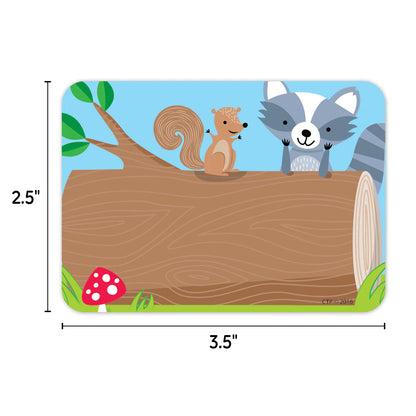 Woodland Friends Labels | 36 pieces