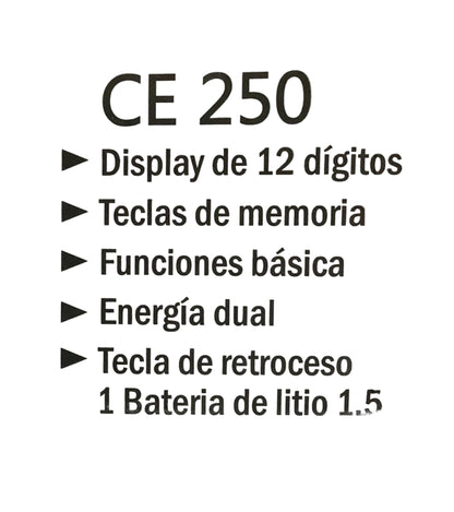 Calculadora Royal 3 piezas CA700| Junior Fresh | CE 250