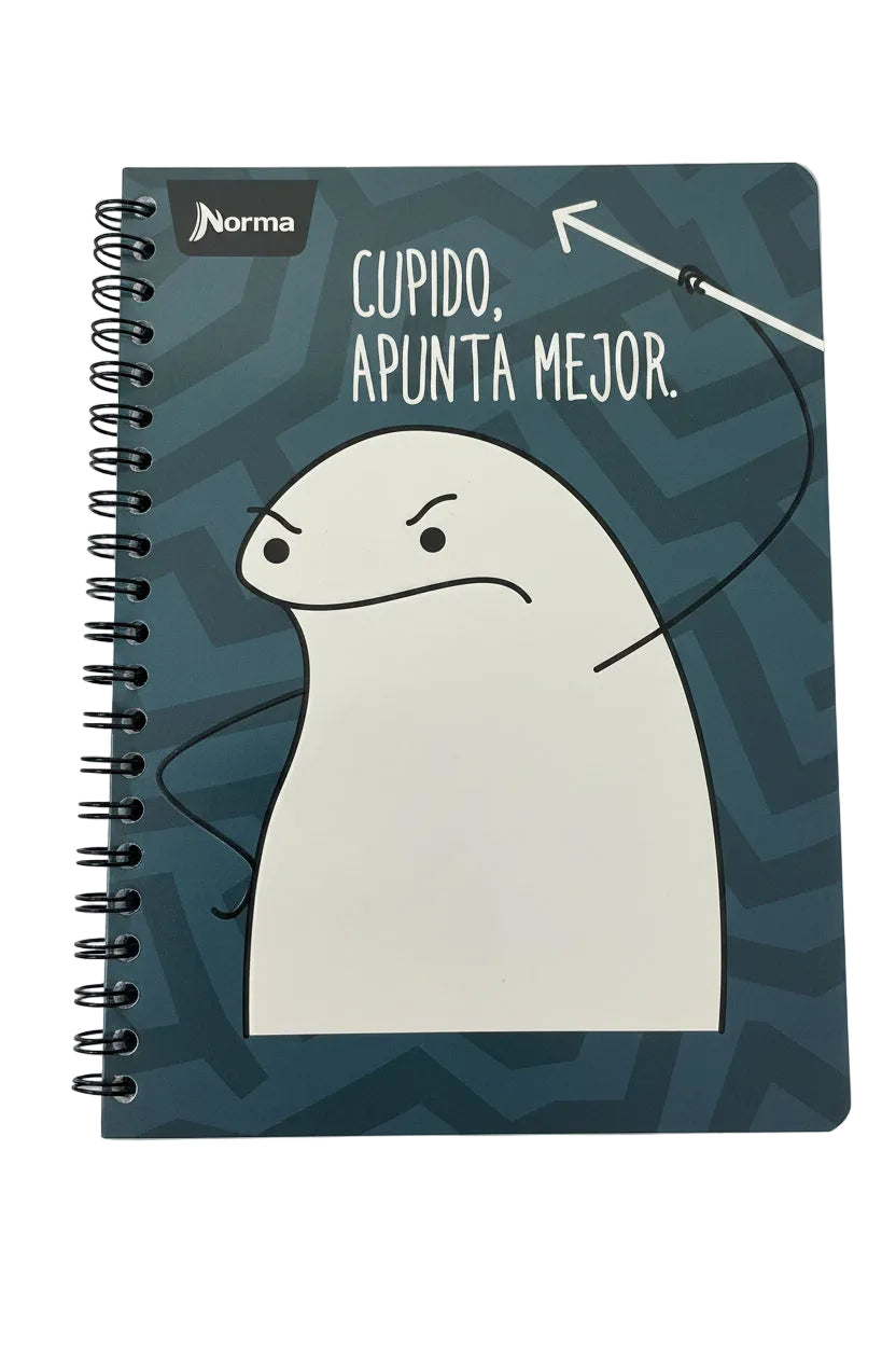 LIBRETA ARGOLLADA 1 MAT TN MEMES 160 PAG. GRANDE