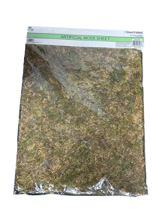 ARTIFICIAL MOSS SHEET BROWN