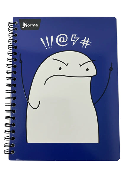 LIBRETA ARGOLLADA 1 MAT TN MEMES 160 PAG. GRANDE