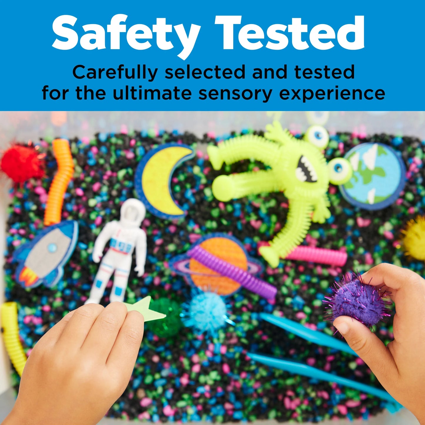 SENSORY BIN OUTER SPACE