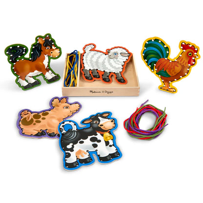 Farm Animals Lace and Trace Panels