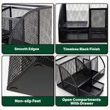 Black Desk Organizer
