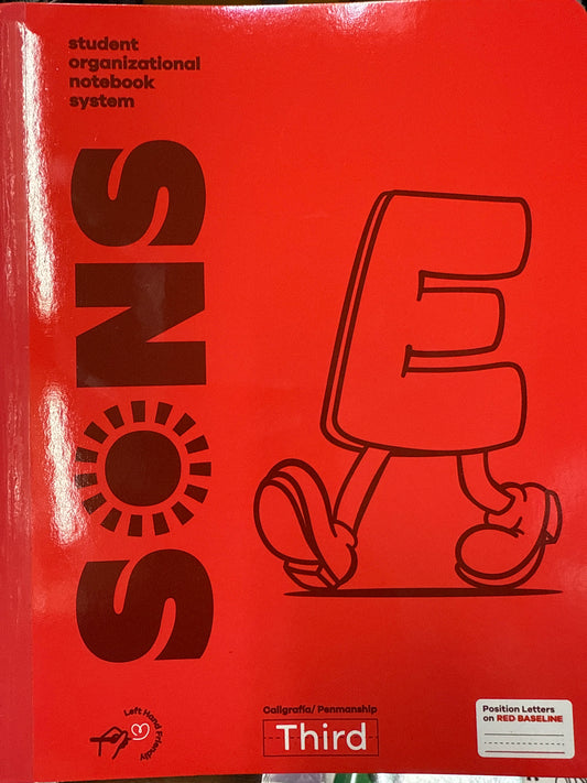 LIBRETA TERCERO ROJO