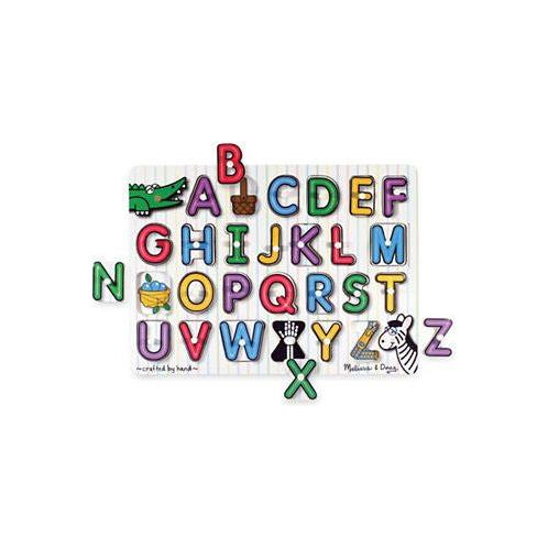 SEE-INSIDE ALPHABET PEG PUZZLE WOOD