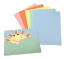 Pastel Tagboard 5 Assorted Colors