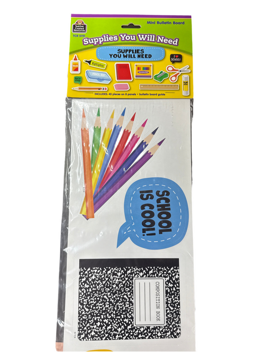 SUPPLIES YOU WILL NEED MINI BULLETIN BOARD 45PCS