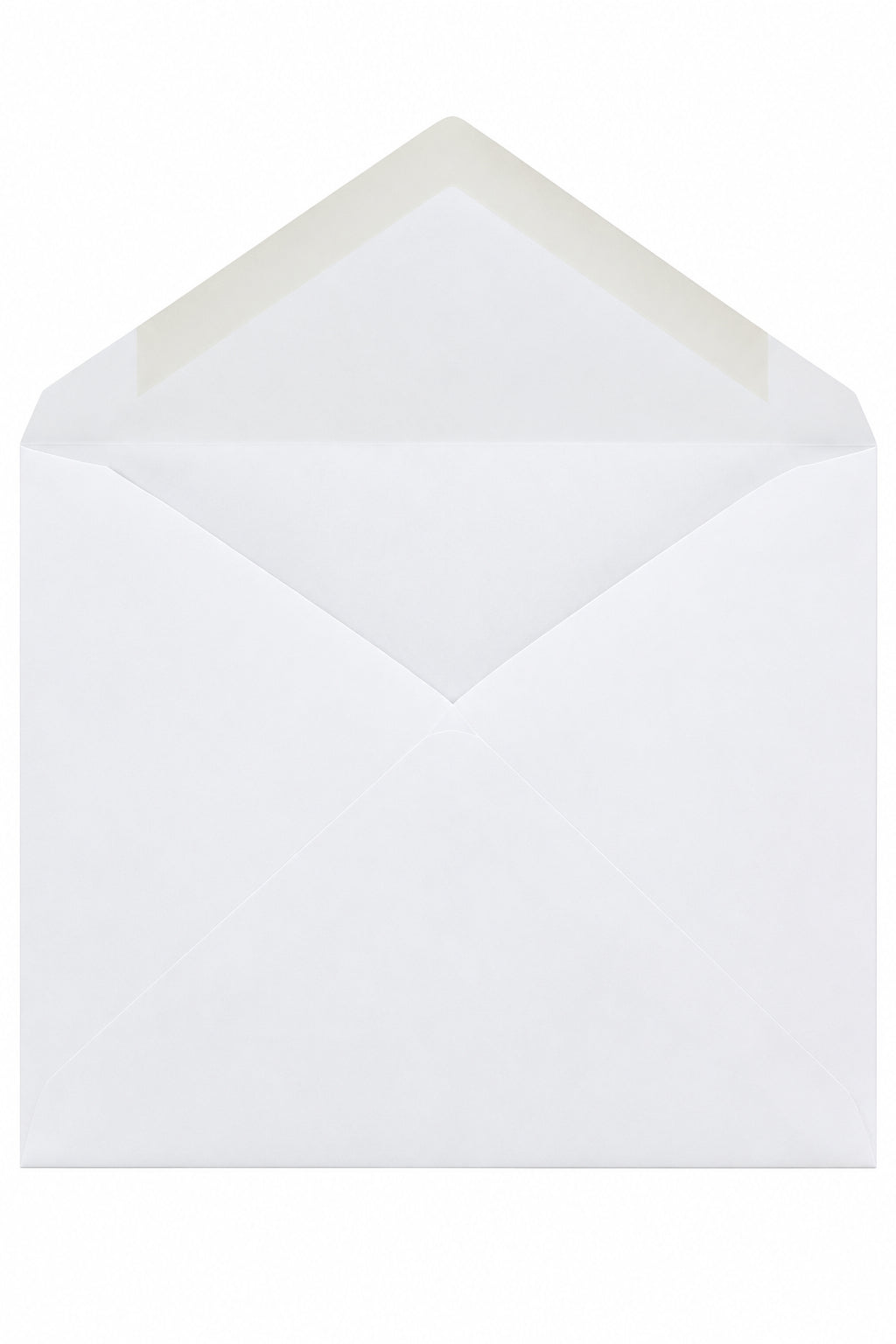 Sobre Invitacion 4 3/4" x 6 1/2" Blanco 25 Unidades