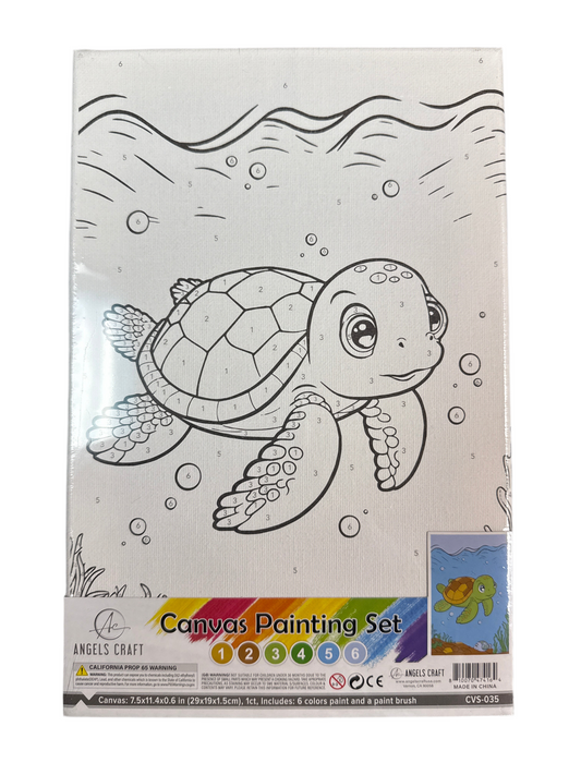 Canvas Paint Set, Includes: