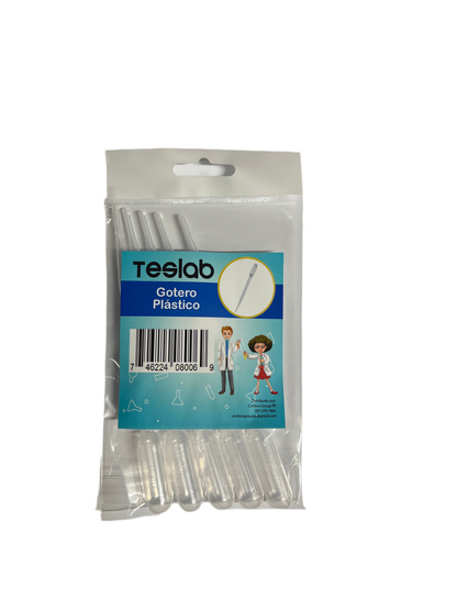 Pipete Gotero Transparente 7ml 3ml 5pcs - JA Riollano