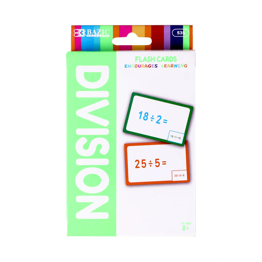 FLASH CARDS DIVISION 36-CARDS