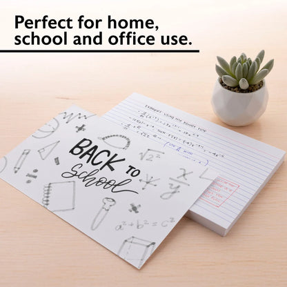 Index Card Ruled White 5" X 8" PQ.50 – imagen 2 - JA Riollano