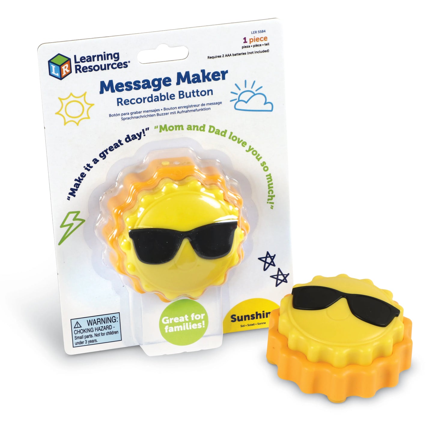 Message Maker Recordable Button | Sun
