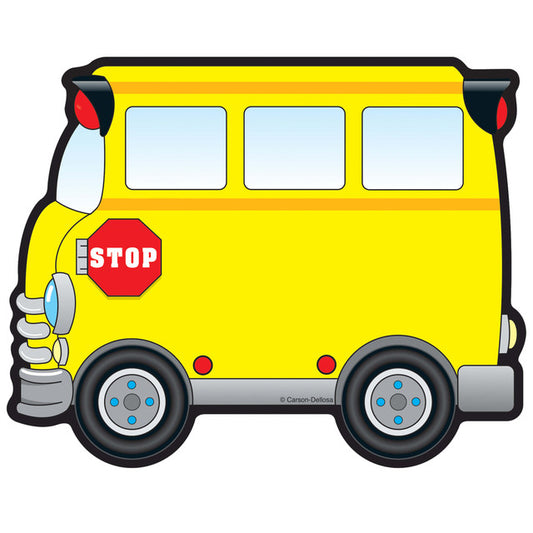 CD COLORFUL CUT-OUTS SCHOOL BUS 5526