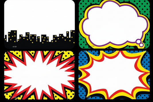 Superhero Name Tags/Labels - Multi-Pack