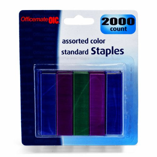 COLOR STANDARD STAPLES ASSORTED COLORS 2000/PK – JA Riollano Co, Inc ...