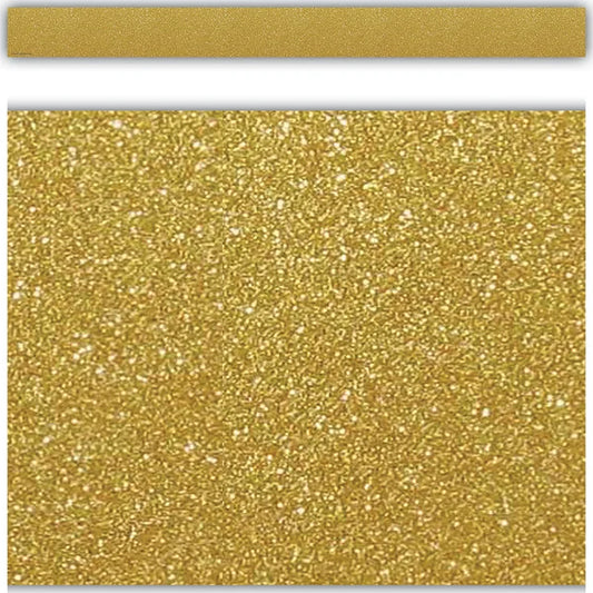 Gold Shimmer Straight Border Trim