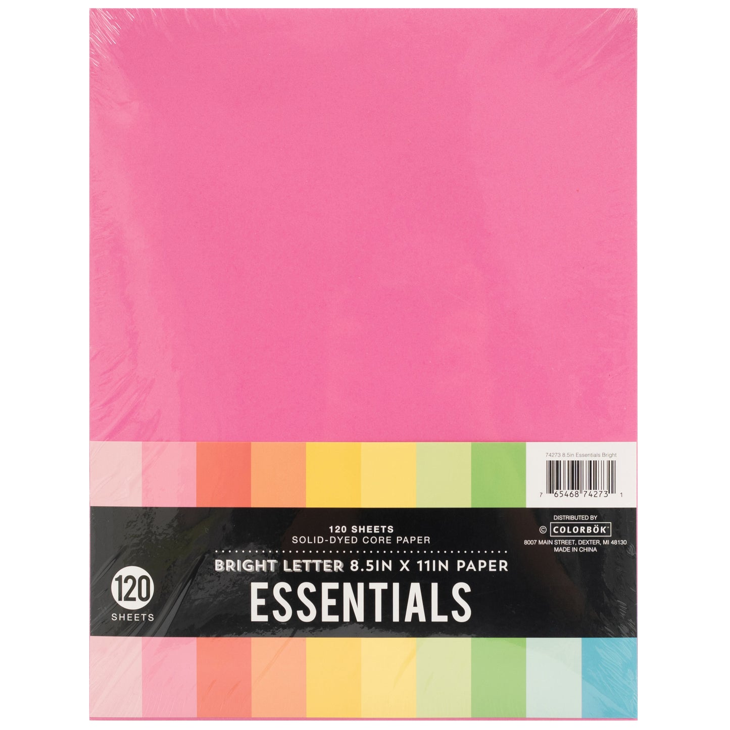 Bright Colorbok Essentials Cardstock | 8.5"X11"| 120/Pk