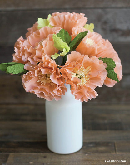 Lia Griffith Extra Fine Crepe Paper | Coral | 19.6"X78.7"