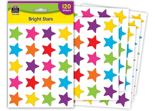 BRIGHT STARS STICKERS 120PK