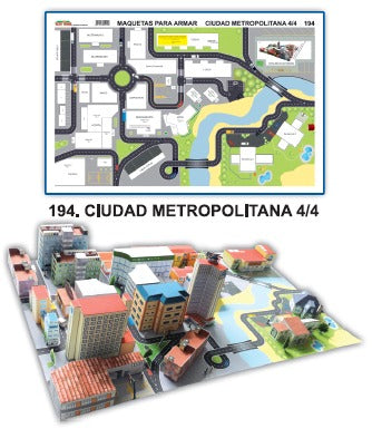 MODELO MAQUETAS CIUDAD METROPOLITANA 4/4