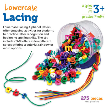 Lowercase Lacing Alphabet