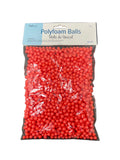 POLYFOAM BALLS RED SMALL 7MM 7G